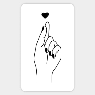 Love Hand Gesture Sticker